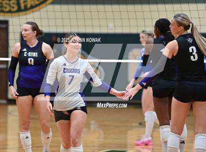 Thumbnail 1 in Barbers Hill vs. College Station (UIL 5A D1 Volleyball Area Playoff) photogallery.