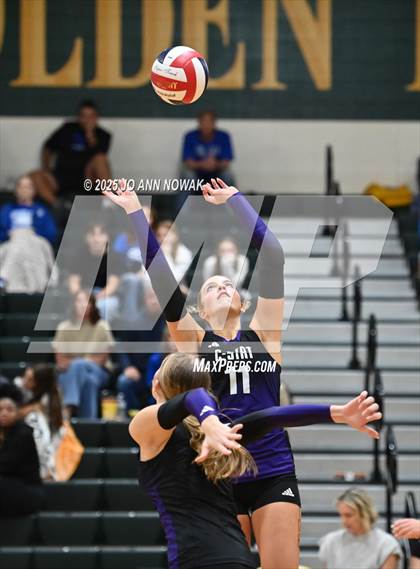 Thumbnail 1 in Barbers Hill vs. College Station (UIL 5A D1 Volleyball Area Playoff) photogallery.