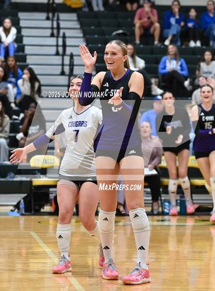 Thumbnail 1 in Barbers Hill vs. College Station (UIL 5A D1 Volleyball Area Playoff) photogallery.