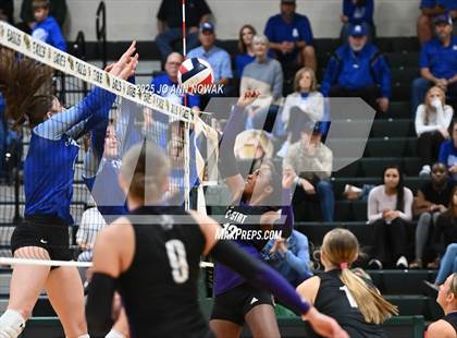Thumbnail 3 in Barbers Hill vs. College Station (UIL 5A D1 Volleyball Area Playoff) photogallery.