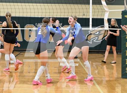 Thumbnail 3 in Barbers Hill vs. College Station (UIL 5A D1 Volleyball Area Playoff) photogallery.