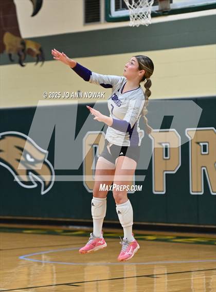 Thumbnail 3 in Barbers Hill vs. College Station (UIL 5A D1 Volleyball Area Playoff) photogallery.