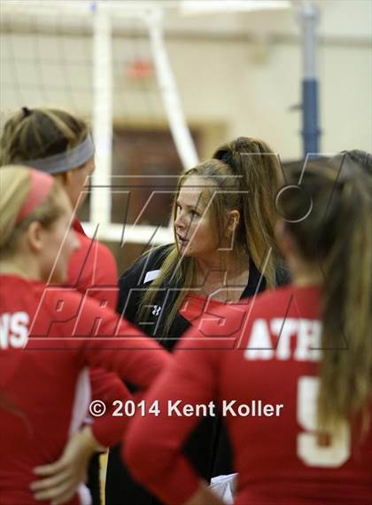 Thumbnail 2 in Athens @ Troy (MHSAA 3A District Playoff)  photogallery.
