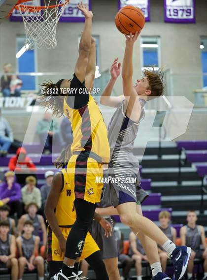 Thumbnail 1 in Corner Canyon vs. Beaumont United (Utah Holiday Hoopfest) photogallery.