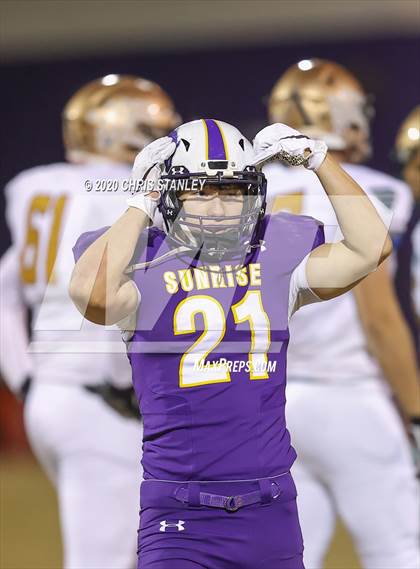 Thumbnail 1 in Campo Verde @ Sunrise Mountain (AIA 5A Semifinal Playoff) photogallery.