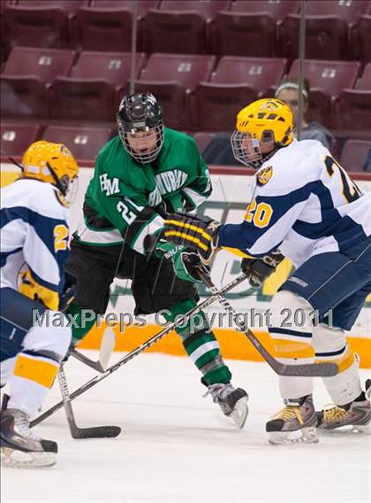 Thumbnail 3 in Breck vs Hill-Murray (Schwan Cup) photogallery.