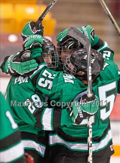 Thumbnail 3 in Breck vs Hill-Murray (Schwan Cup) photogallery.