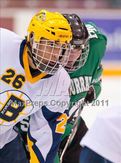 Thumbnail 3 in Breck vs Hill-Murray (Schwan Cup) photogallery.