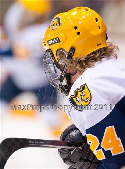 Thumbnail 3 in Breck vs Hill-Murray (Schwan Cup) photogallery.