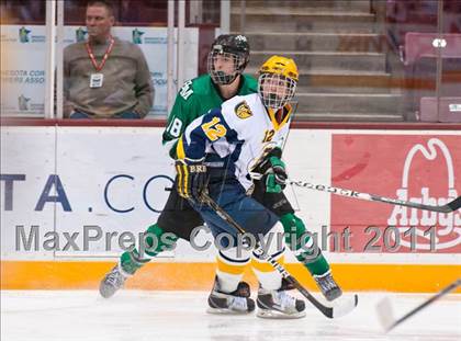 Thumbnail 2 in Breck vs Hill-Murray (Schwan Cup) photogallery.
