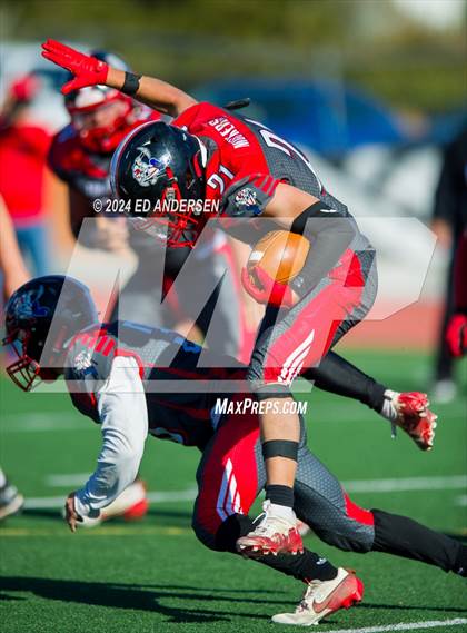 Thumbnail 3 in Carlin @ Tonopah (NIAA 1A Semifinal) photogallery.