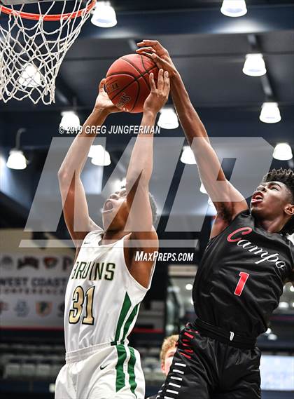 Thumbnail 2 in Campolindo vs. St. Patrick-St. Vincent (MaxPreps/DLS MLK Classic) photogallery.