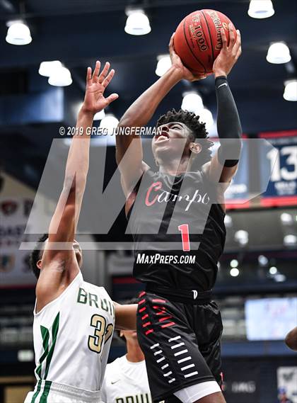 Thumbnail 2 in Campolindo vs. St. Patrick-St. Vincent (MaxPreps/DLS MLK Classic) photogallery.