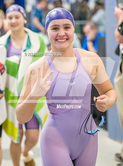 Thumbnail 2 in NCHSAA 3A State Swimming Championship photogallery.