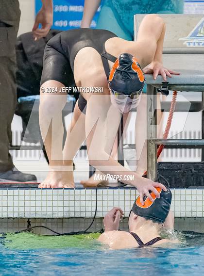 Thumbnail 1 in NCHSAA 3A State Swimming Championship photogallery.