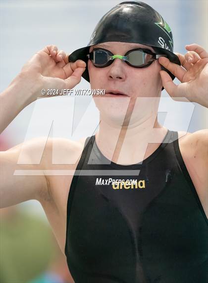 Thumbnail 2 in NCHSAA 3A State Swimming Championship photogallery.