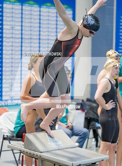 Thumbnail 3 in NCHSAA 3A State Swimming Championship photogallery.