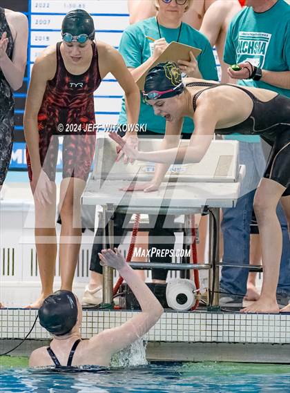 Thumbnail 2 in NCHSAA 3A State Swimming Championship photogallery.