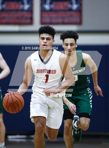 Thumbnail 1 in Maranatha vs Providence (Rose City Roundball Classic) photogallery.
