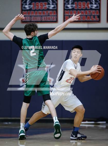 Thumbnail 1 in Maranatha vs Providence (Rose City Roundball Classic) photogallery.