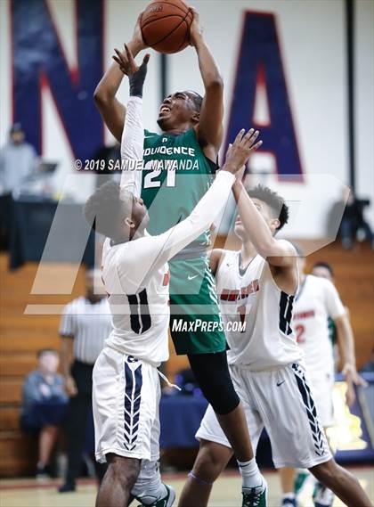 Thumbnail 1 in Maranatha vs Providence (Rose City Roundball Classic) photogallery.