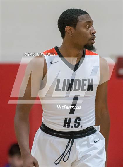 Thumbnail 2 in Linden @ Blair Academy (Hoop Group NJ Tip Off Classic) photogallery.