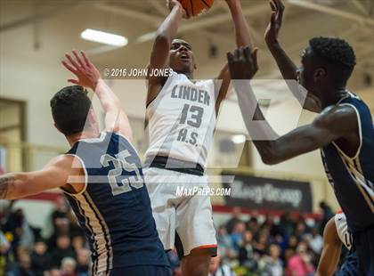 Thumbnail 2 in Linden @ Blair Academy (Hoop Group NJ Tip Off Classic) photogallery.