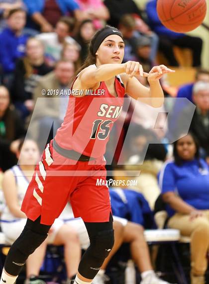 Thumbnail 3 in Buffalo Seminary vs Christian Central Academy (MMHSAA Class B finals) photogallery.