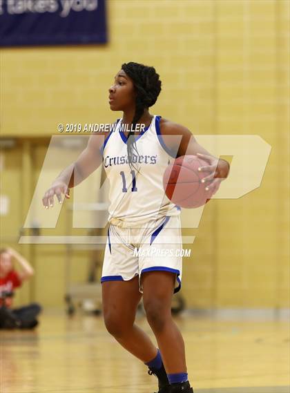 Thumbnail 3 in Buffalo Seminary vs Christian Central Academy (MMHSAA Class B finals) photogallery.