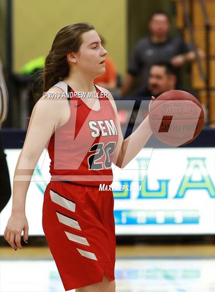 Thumbnail 2 in Buffalo Seminary vs Christian Central Academy (MMHSAA Class B finals) photogallery.