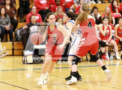 Thumbnail 1 in Buffalo Seminary vs Christian Central Academy (MMHSAA Class B finals) photogallery.