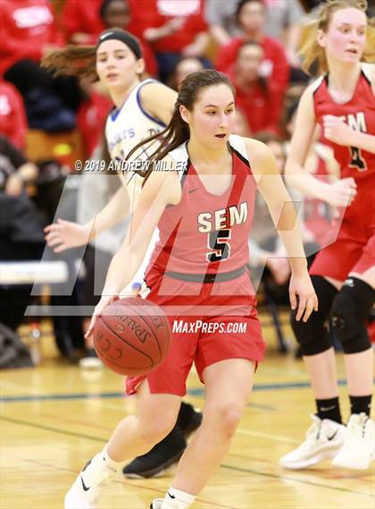 Thumbnail 2 in Buffalo Seminary vs Christian Central Academy (MMHSAA Class B finals) photogallery.