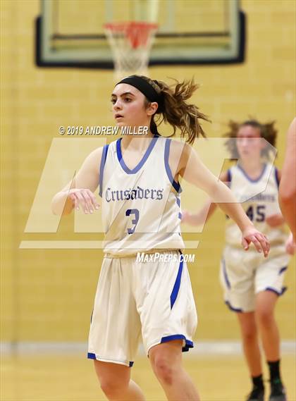 Thumbnail 1 in Buffalo Seminary vs Christian Central Academy (MMHSAA Class B finals) photogallery.