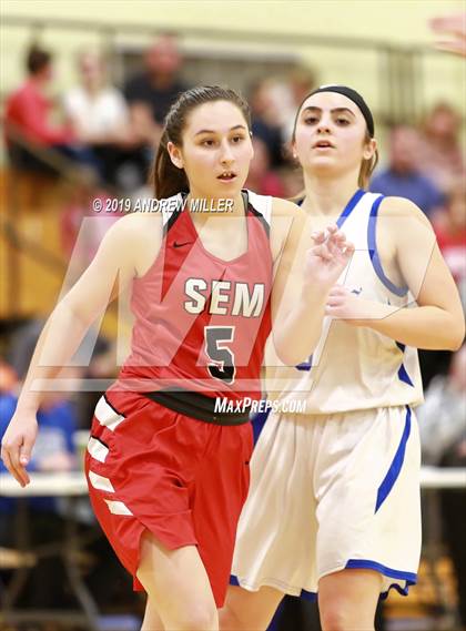 Thumbnail 2 in Buffalo Seminary vs Christian Central Academy (MMHSAA Class B finals) photogallery.