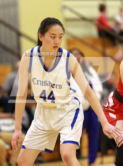 Thumbnail 3 in Buffalo Seminary vs Christian Central Academy (MMHSAA Class B finals) photogallery.