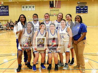Thumbnail 2 in Buffalo Seminary vs Christian Central Academy (MMHSAA Class B finals) photogallery.