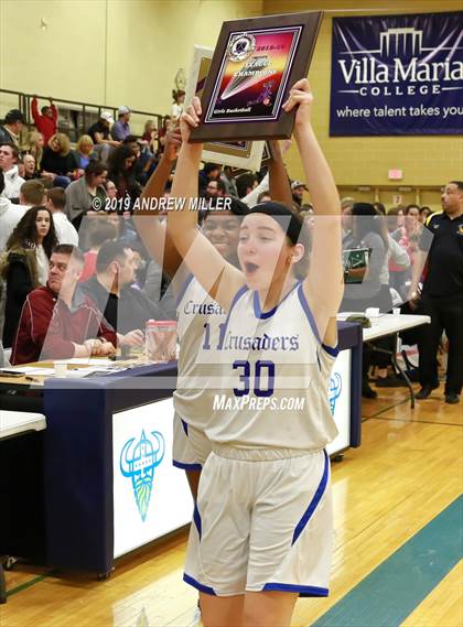 Thumbnail 3 in Buffalo Seminary vs Christian Central Academy (MMHSAA Class B finals) photogallery.
