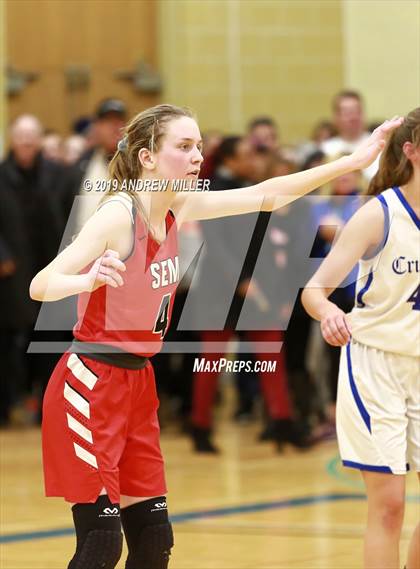 Thumbnail 3 in Buffalo Seminary vs Christian Central Academy (MMHSAA Class B finals) photogallery.