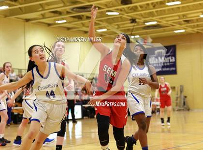 Thumbnail 1 in Buffalo Seminary vs Christian Central Academy (MMHSAA Class B finals) photogallery.
