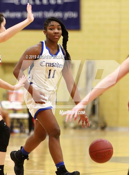 Thumbnail 2 in Buffalo Seminary vs Christian Central Academy (MMHSAA Class B finals) photogallery.