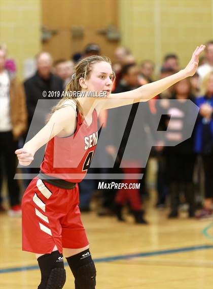 Thumbnail 2 in Buffalo Seminary vs Christian Central Academy (MMHSAA Class B finals) photogallery.