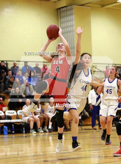 Thumbnail 1 in Buffalo Seminary vs Christian Central Academy (MMHSAA Class B finals) photogallery.