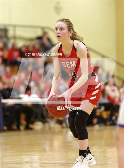 Thumbnail 2 in Buffalo Seminary vs Christian Central Academy (MMHSAA Class B finals) photogallery.