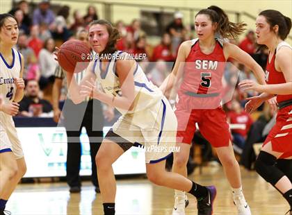 Thumbnail 1 in Buffalo Seminary vs Christian Central Academy (MMHSAA Class B finals) photogallery.