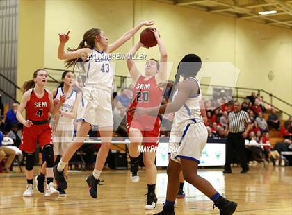 Thumbnail 3 in Buffalo Seminary vs Christian Central Academy (MMHSAA Class B finals) photogallery.