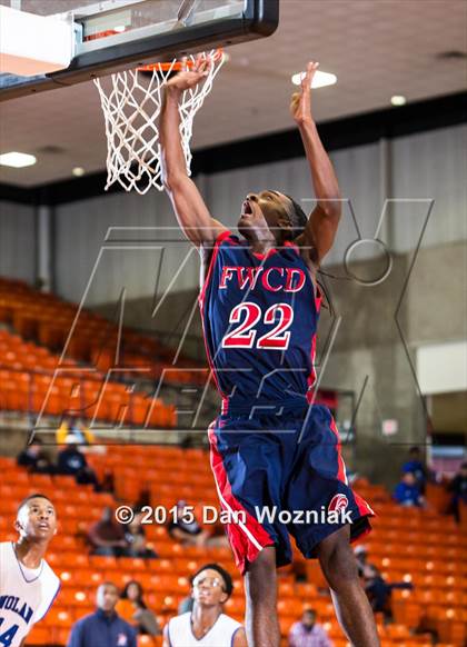 Thumbnail 1 in Nolan Catholic vs. Fort Worth Country Day (DFW Basketball Challenge) photogallery.