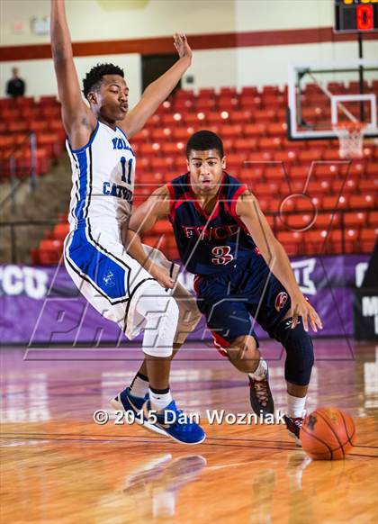 Thumbnail 2 in Nolan Catholic vs. Fort Worth Country Day (DFW Basketball Challenge) photogallery.