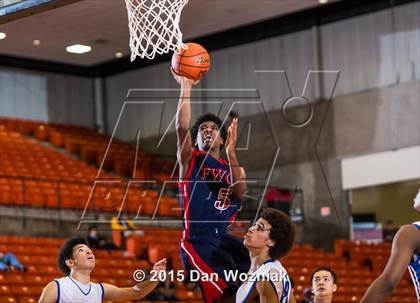 Thumbnail 1 in Nolan Catholic vs. Fort Worth Country Day (DFW Basketball Challenge) photogallery.