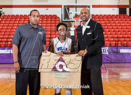 Thumbnail 1 in Nolan Catholic vs. Fort Worth Country Day (DFW Basketball Challenge) photogallery.