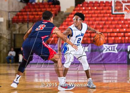 Thumbnail 3 in Nolan Catholic vs. Fort Worth Country Day (DFW Basketball Challenge) photogallery.